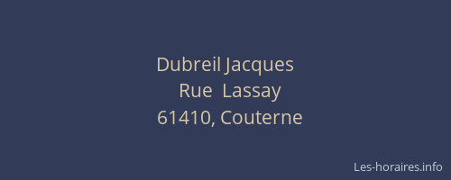 Dubreil Jacques