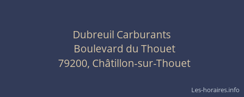 Dubreuil Carburants