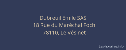 Dubreuil Emile SAS