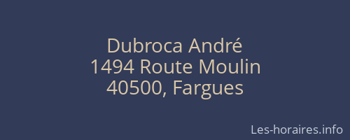 Dubroca André