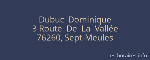 Dubuc  Dominique