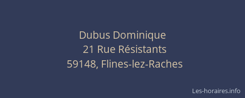 Dubus Dominique
