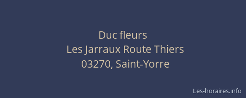 Duc fleurs
