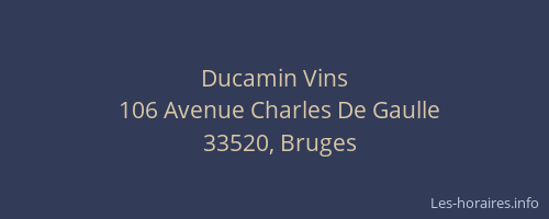 Ducamin Vins