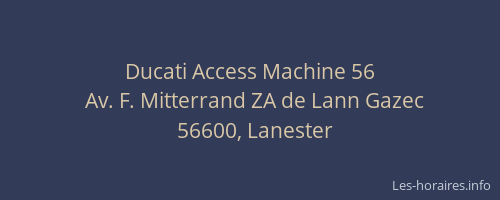 Ducati Access Machine 56