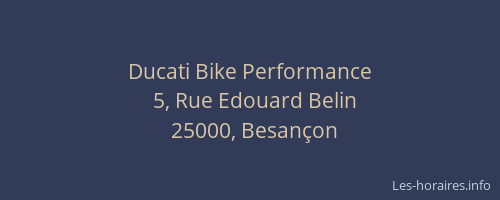 Ducati Bike Performance