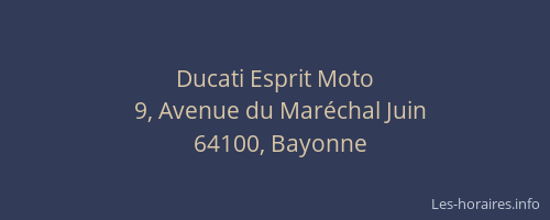 Ducati Esprit Moto