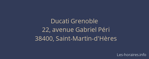 Ducati Grenoble