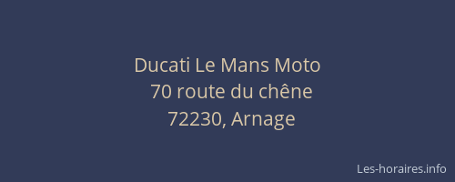 Ducati Le Mans Moto
