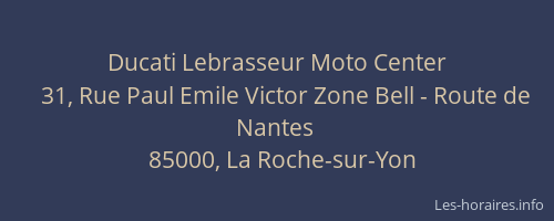 Ducati Lebrasseur Moto Center