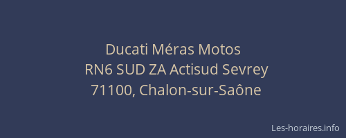 Ducati Méras Motos