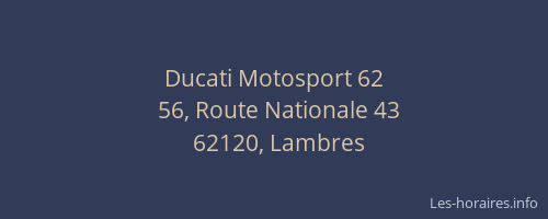 Ducati Motosport 62