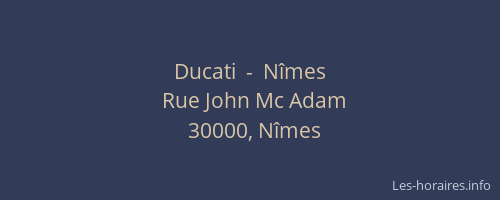 Ducati  -  Nîmes