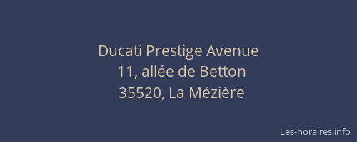 Ducati Prestige Avenue