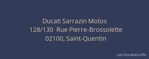Ducati Sarrazin Motos
