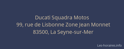 Ducati Squadra Motos