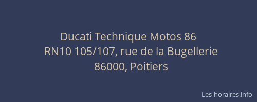 Ducati Technique Motos 86