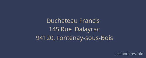 Duchateau Francis