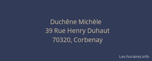 Duch&ecirc;ne Mich&egrave;le