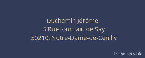 Duchemin J&eacute;r&ocirc;me