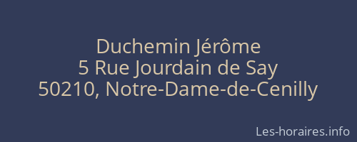 Duchemin Jérôme