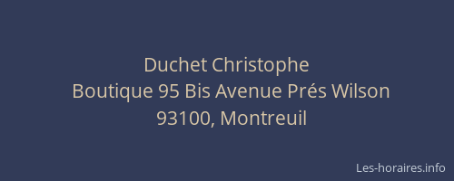 Duchet Christophe