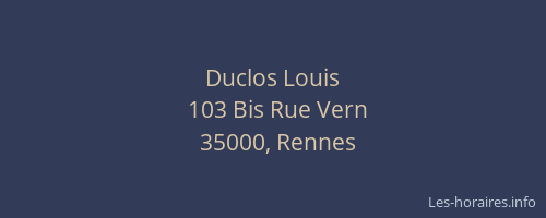 Duclos Louis