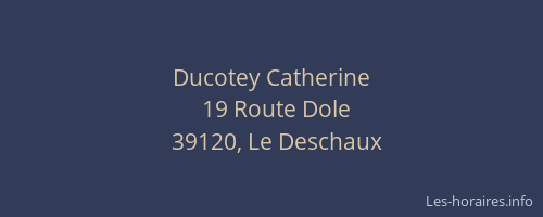 Ducotey Catherine