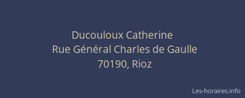 Ducouloux Catherine