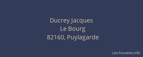 Ducrey Jacques