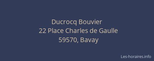 Ducrocq Bouvier