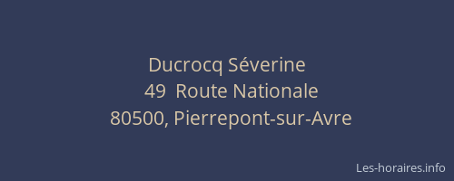 Ducrocq Séverine