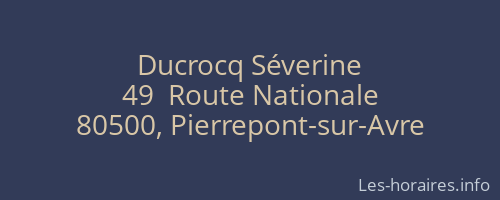 Ducrocq Séverine