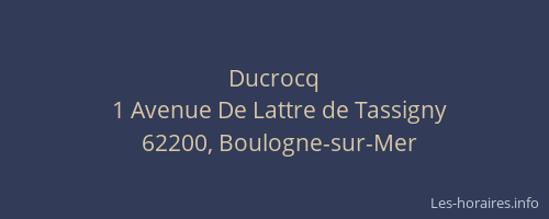 Ducrocq
