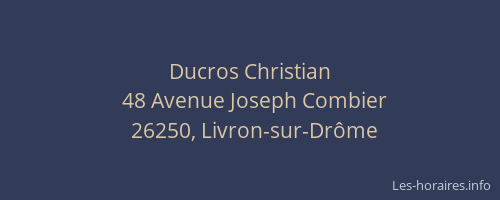Ducros Christian