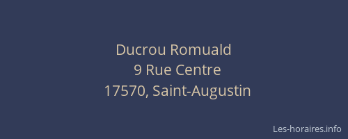 Ducrou Romuald