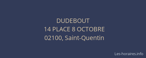 DUDEBOUT