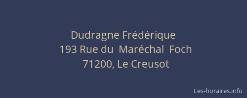 Dudragne Fr&eacute;d&eacute;rique