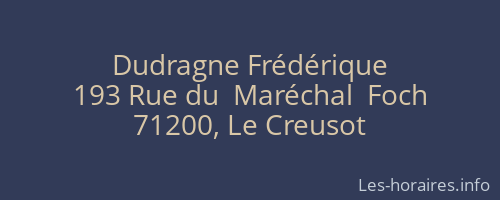 Dudragne Frédérique