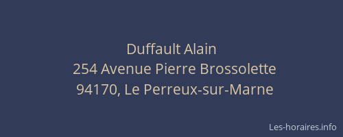 Duffault Alain