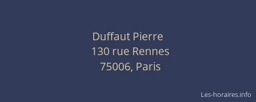 Duffaut Pierre
