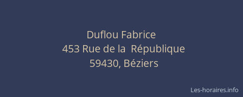 Duflou Fabrice