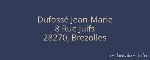 Dufossé Jean-Marie