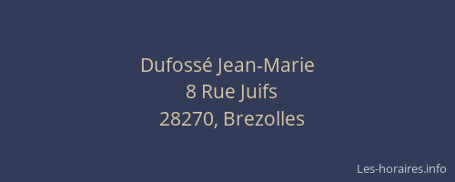Dufossé Jean-Marie