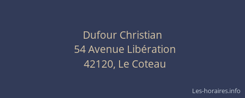 Dufour Christian