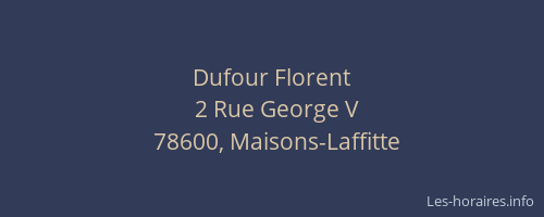 Dufour Florent