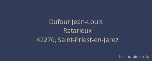 Dufour Jean-Louis