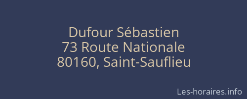 Dufour Sébastien