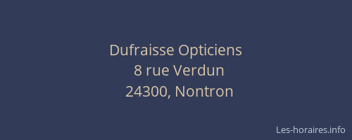 Dufraisse Opticiens