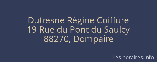 Dufresne Régine Coiffure